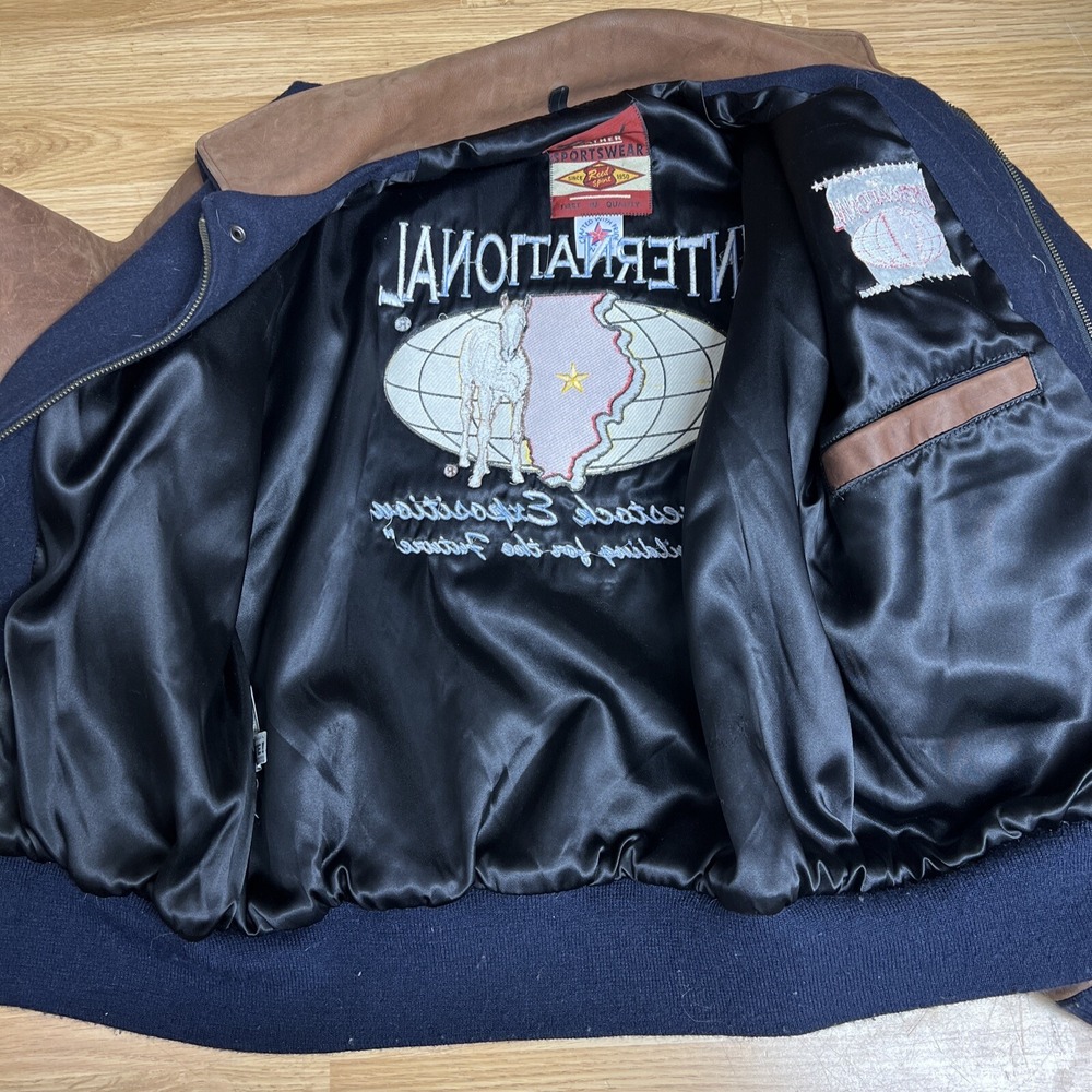 reed sportswear leather jacket International Livestock Expo‎ Men's XL - Picture 9 of 10